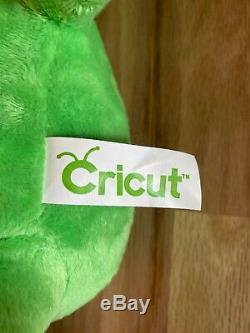 Cricut Cutie 18 INCH PLUSH Collectible RARE RETIRED Green Cricut MUST SEE EUC