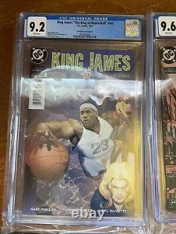 DC Comics Lot Variation King James #1 (2004) CGC 9.6 LeBron James Must See