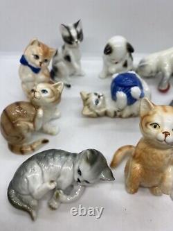 Danbury mint cats of character Figurine lot must see