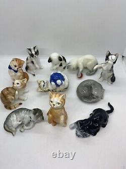 Danbury mint cats of character Figurine lot must see