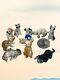Danbury mint cats of character lot must see