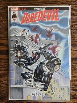 Daredevil #600 6 Connecting Sketch Covers By The Blank Squad. Must See