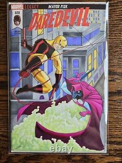 Daredevil #600 6 Connecting Sketch Covers By The Blank Squad. Must See