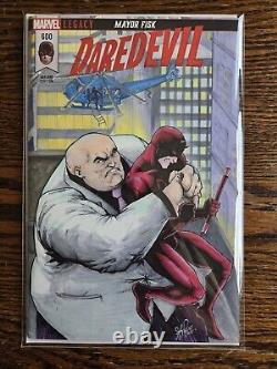 Daredevil #600 6 Connecting Sketch Covers By The Blank Squad. Must See