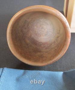 Death A Must-See For Bizen Ware Collectors Tsuneo Osawa Hizo Sake Cup Scratched