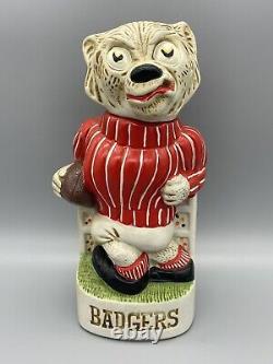 Decanter Wisconsin Badger Football 1974 McCormick Series Rare = Must See
