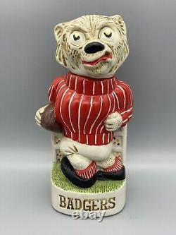 Decanter Wisconsin Badger Football 1974 McCormick Series Rare = Must See
