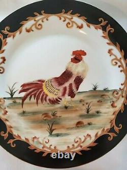 Decorative Wall Plates Hand Painted (lot of 4) NICE Must See