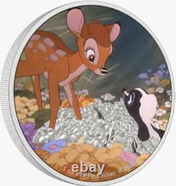 Disney Must-See For Fans Bambi 80Th Anniversary Silver Coin Oz Box No. 8235