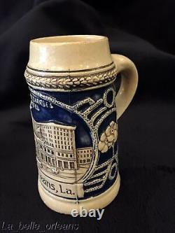 EARLY 1900'S NEW ORLEANS SOUVENIR STEIN. NEW ST. CHARLES HOTEL. MUST SEE. L@@k