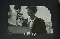 Early 1930's Photo Album With Airplane Photo's, Amelia Earhart, Etc! Must See