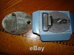 El Paso Natural Gas EPNG Belt Buckles! Lot of 2! RARE Must see