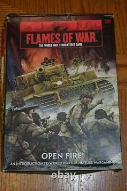 FOW Flames Of War US GERM Army / Rules Collection Lot 15mm Many Extras Must See