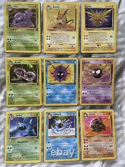FULL Pokemon Fossil Set 100% Complete WOTC (must See)! 62/62