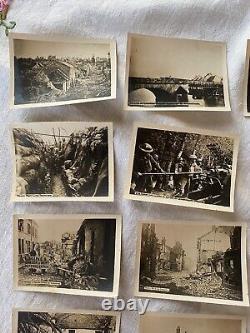 Fantastic Set of 29 WW1 Photos Guns Tanks Amour Ruins Must See Others Listed