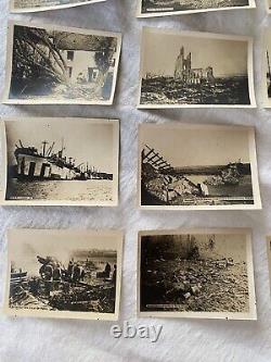 Fantastic Set of 29 WW1 Photos Guns Tanks Amour Ruins Must See Others Listed