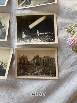 Fantastic Set of 29 WW1 Photos Guns Tanks Amour Ruins Must See Others Listed