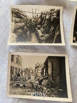 Fantastic Set of 29 WW1 Photos Guns Tanks Amour Ruins Must See Others Listed