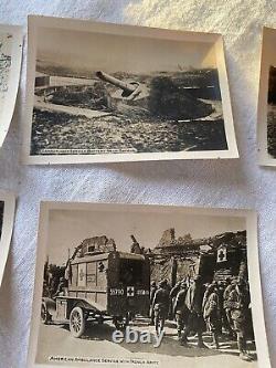 Fantastic Set of 29 WW1 Photos Guns Tanks Amour Ruins Must See Others Listed