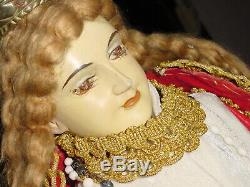 Fantastic antique Spanish MOTHER of MARY 27in Statue life like MUST SEE Jewels