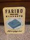 Faribo Virgin Wool Blankets Advertising Sign Vintage Must See Antique RARE