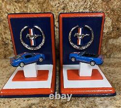 Ford Mustang Set of Custom Bookends Fabulous MUST SEE