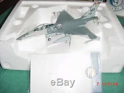Franklin Mint Armour Collection Airplane F 16 Falcon Rare Graphics Must See NIB