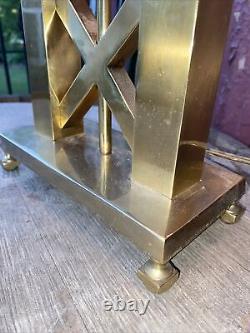 Frederick Cooper Chicago Solid Brass Metal Shade Bouillotte Table Lamp MUST SEE