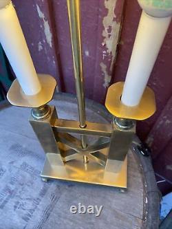 Frederick Cooper Chicago Solid Brass Metal Shade Bouillotte Table Lamp MUST SEE