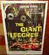 GIANT LEECHES (The) Genuine original 1959 One-sheet VG-EXC Condition. Must See