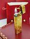 GOLD CARTIER LIGHTER OVERHAULED! MINT MUST SEE! Working Perfectly