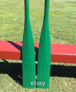 GREAT Set OARS 83 with COLOR Paddles Boat Must See