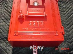 Gamewell Fire Alarm Call Box with RARE Gamewell Arrestolarm Must See