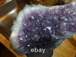 Genuine Brazilian Purple Amethyst Crystal 13 lb. Dispaly Specimen! Must See