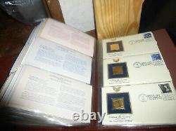 Genuine PCS Golden Repicas of United States Stamp Collection! Must See