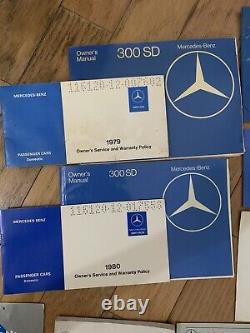Genuine Vintage Mercedes Benz 300SD Manuals 1979-1980! Must See