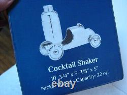 Grand Prix By Godinger Race Car Cocktail Shaker New In Box. Must See