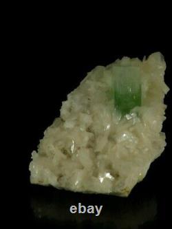 Green Apophyllite on Stilbite from Nashik- Maharashtra State, India. Must see