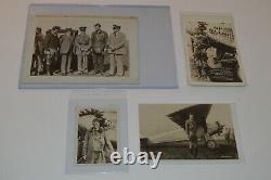Group Of 4 Original Charles Lindbergh / Spirit Of St. Louis Photo's! Must See