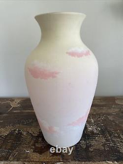 Hedy Yang Ceramics Pink Cloud One of a Kind Vase in Light Yellow, Must See