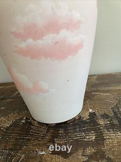 Hedy Yang Ceramics Pink Cloud One of a Kind Vase in Light Yellow, Must See
