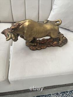 High Quality Antique Vintage Bull Statue Must See
