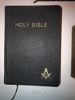Holy bible 1890 1928 1942 Freemason army bundle must see! Highly collectable