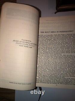 Holy bible 1890 1928 1942 Freemason army bundle must see! Highly collectable