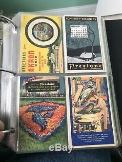 Huge Lot 134 Vintage Postcards All Tire Brands Advertising Must See