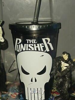 Huge Punisher Lot, Must See! Figures, Cup, Signed Hat, 30+ Comics