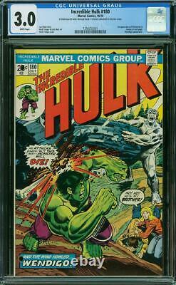 Incredible Hulk 180 Wolverine 1 St Appearance Looks Nm- 9.2 Cgc 3.0 Must See
