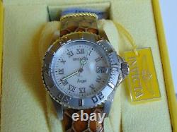 Invicta 40mm Angel Collection White MOP Dial Stainless Steel Watch MUST SEE