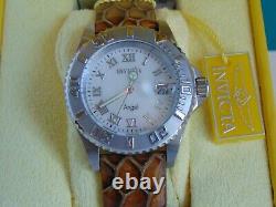 Invicta 40mm Angel Collection White MOP Dial Stainless Steel Watch MUST SEE