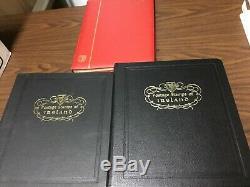 Ireland Stamp Collection in Albums! Estate Sale Find! Must See! 100+ Pics